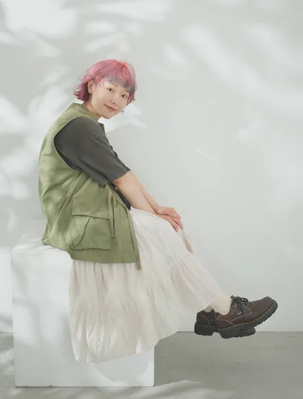 ハイトーンウルフボブ