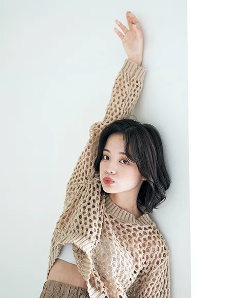 ミディアムくびれヘア