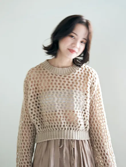 ミディアムくびれヘア